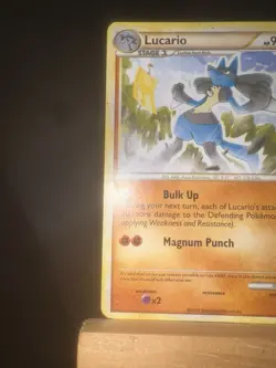 Lucario 19/95 Unleashed Regular Rare Pokemon TCG Card MP - Image 2