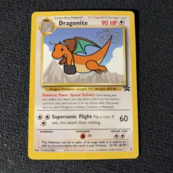 Dragonite 1999 WB Movie Black Star Promo 5 WOTC Nintendo Pokemon Card - Image 3