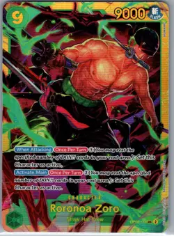 Roronoa Zoro OP06-118 SEC Wings of the Captain - One Piece Card Game - NM - Image 1