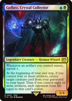 Golbez, Crystal Collector FOIL - 0225 - Rare - Final Fantasy FIN MTG - Image 1