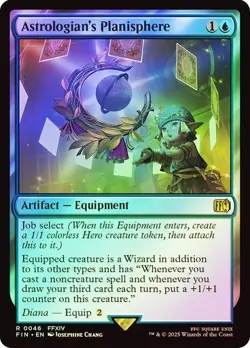 Astrologian's Planisphere FOIL - 0046 - Rare - Final Fantasy FIN MTG - Image 1