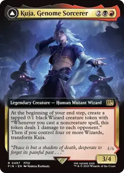 Kuja, Genome Sorcerer EXTENDED - 0497 - Rare - Final Fantasy FIN MTG - Image 1