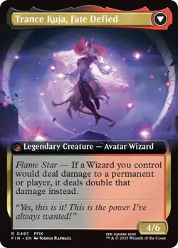 Kuja, Genome Sorcerer EXTENDED - 0497 - Rare - Final Fantasy FIN MTG - Image 2