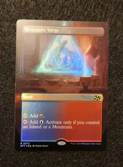 MTG Riverpyre Verge Aetherdrift Borderless Foil M/NM - Image 1