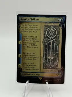 MTG Scroll of Isildur (Showcase Scrolls) LOTR #0520 FOIL - Image 1