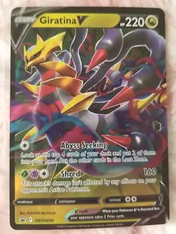 Pokemon TCG Giratina V SWSH Black Star Promos SWSH259 Holo Promo - Image 1