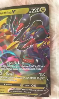 Pokemon TCG Giratina V SWSH Black Star Promos SWSH259 Holo Promo - Image 3