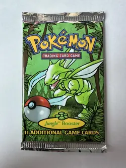 Pokemon Jungle Booster, Scyther Artwork, 1999 WOTC, New, Sealed - Image 1