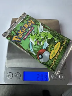 Pokemon Jungle Booster, Scyther Artwork, 1999 WOTC, New, Sealed - Image 3
