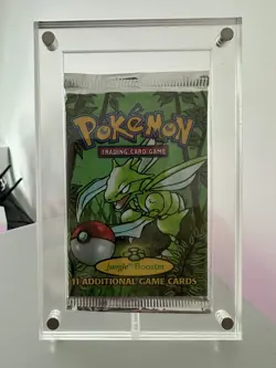 Pokemon Jungle Booster, Scyther Artwork, 1999 WOTC, New, Sealed - Image 4