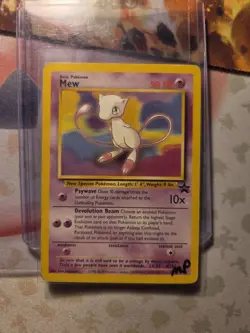 2000 WOTC Pokemon Black Star Promo: # 8 Mew VG-VGEX MP WOW LOOK - Image 1