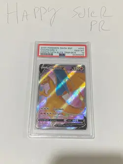 2020 Pokemon Promo #SWSH050 Charizard V Champion’s Path ETB PSA 10 gent mint - Image 1