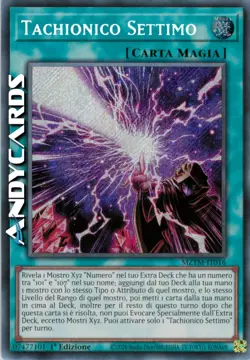 TACHIONICO SETTIMO • (Seventh Tachyon) • Segreta • MZTM IT016 • 1Ed • Yugioh! - Image 1