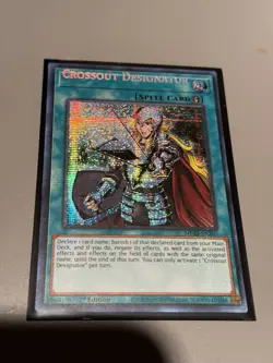 *MISPRINT* Crossout Designator 🔥 Secret Parallel Rare MP22-EN265 🔥 Yugioh - Image 1