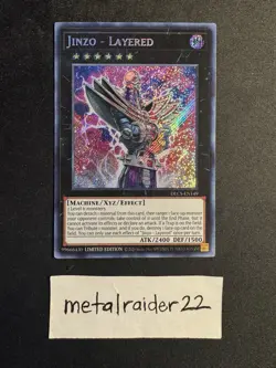 Yugioh Jinzo - Layered DLCS-EN149 Secret Rare Near Mint Limited Edition - Image 1