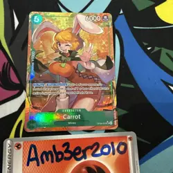 Carrot OP08-023 Alt Art Parallel SR NM One Piece TCG Two Legends - Image 1