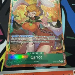 Carrot OP08-023 Alt Art Parallel SR NM One Piece TCG Two Legends - Image 3