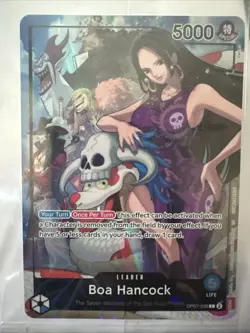Boa Hancock PSA Magazine Promo OP07-038 One Piece Full Art Holo Foil SEALED - Image 1