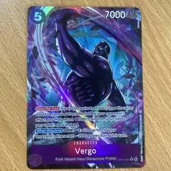 Vergo Alt Art Rare OP14-081 The Azure Sea's Seven One Piece TCG - Image 1