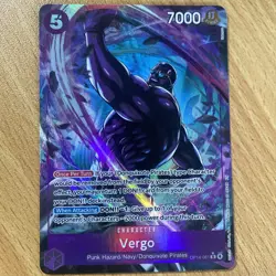 Vergo Alt Art Rare OP14-081 The Azure Sea's Seven One Piece TCG - Image 3