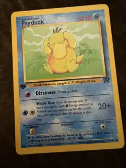 Pokemon TCG Team Rocket #65/82 Psyduck 1st Edition Card - Image 2
