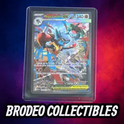 Mega Lucario EX 179/132 Pokemon Mega Evolutions Card Mint Condition Top 3 Chase - Image 1