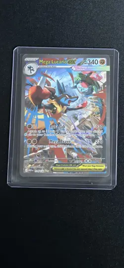 Mega Lucario EX 179/132 Pokemon Mega Evolutions Card Mint Condition Top 3 Chase - Image 4