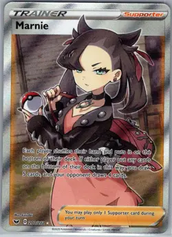 Marnie (Full Art) 200/202 SWSH01: Sword & Shield Base Set - Pokemon Card - NM - Image 1