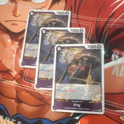 Bandai One Piece Card Game King EB04-031 Character Cards Lot of 3 English - Image 1