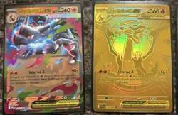 Pokemon TCG Zard and 1 Card Mega Charizard X EX - Image 1