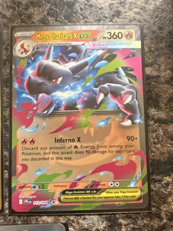 Pokemon TCG Zard and 1 Card Mega Charizard X EX - Image 3