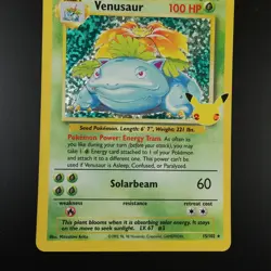 Venusaur 15/102 Pokemon Celebrations Classic Collection Holo Card - Image 3