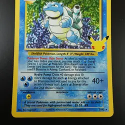 Blastoise 2/102 Pokemon Celebrations Classic Collection Holo Card - Image 3