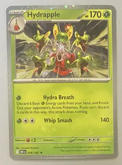 Hydrapple 018/182 Destined Rivals Checklane Blister Cosmos Holo Promo Card NM-M - Image 1