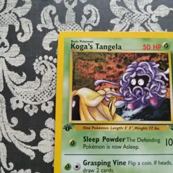 Pokemon TCG Koga's Tangela Gym Challenge 81/132 Regular 1st Edition Common Card - Image 2