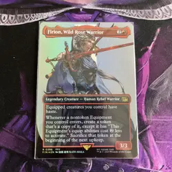 Firion, Wild Rose Warrior Foil Borderless Final Fantasy MTG NM FIN 0386 Foil - Image 1