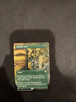 Worldly Tutor (Borderless) Dominaria Remastered Regular - Image 1