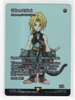 MTG Final Fantasy Through The Ages Foil Mythic #0043 Zidane Tribal - Image 1