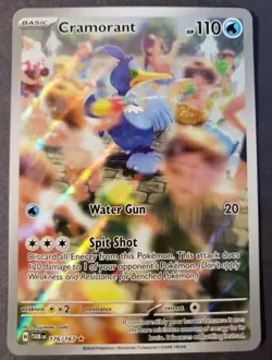 NM Cramorant 176/167 Sv06: Twilight Masquerade Illustration Rare Pokemon Card - Image 1