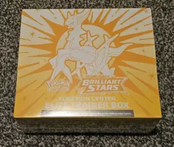 POKEMON CENTER Brilliant Stars Elite Trainer Box New & Sealed with minor tears - Image 1
