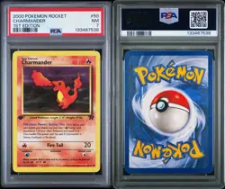 2000 POKEMON ROCKET 1ST EDITION CHARMANDER 50 PSA 7 - Image 3