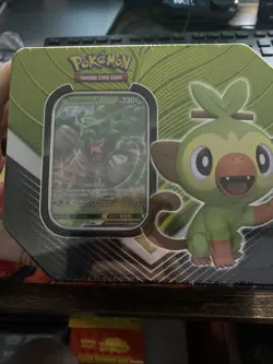 One Sealed Pokemon TCG 2020 Galar Partners Tin - Featuring Rillaboom V - Image 1