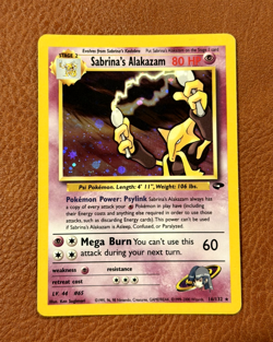 Pokemon: Sabrina's Alakazam 16/132 Gym Challenge Holo Rare - Image 1
