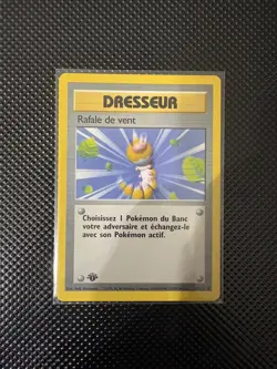 1999 Pokemon Base Set Gust of Wind 1st Edition French 93/102 Nm - Image 1