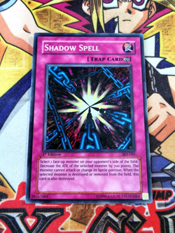 Shadow Spell ske-041 1st Edition (MP/HP) Super Rare Yu-Gi-Oh! - Image 1
