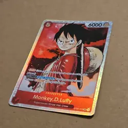 One Piece TCG Monkey D Luffy #ST01-012 Super Rare Starter Deck 1: Straw Hat Crew - Image 3