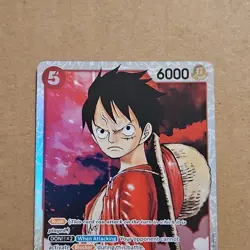 One Piece TCG Monkey D Luffy #ST01-012 Super Rare Starter Deck 1: Straw Hat Crew - Image 4