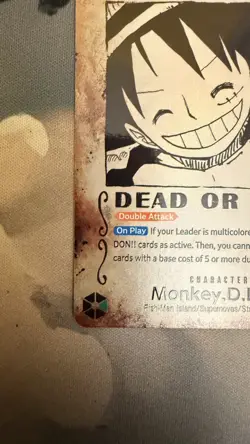 One Piece TCG OP13-118 Monkey.D.Luffy Wanted Poster SP Alt Art (English) - Image 3