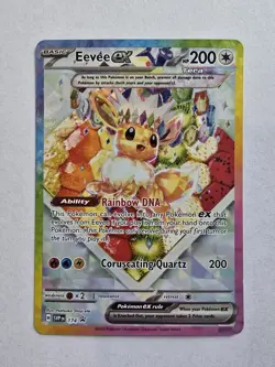 Pokemon TCG Eevee EX 174 Prismatic Evolutions SPC Promo Card (LP) - Image 1
