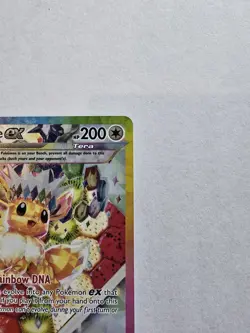 Pokemon TCG Eevee EX 174 Prismatic Evolutions SPC Promo Card (LP) - Image 4